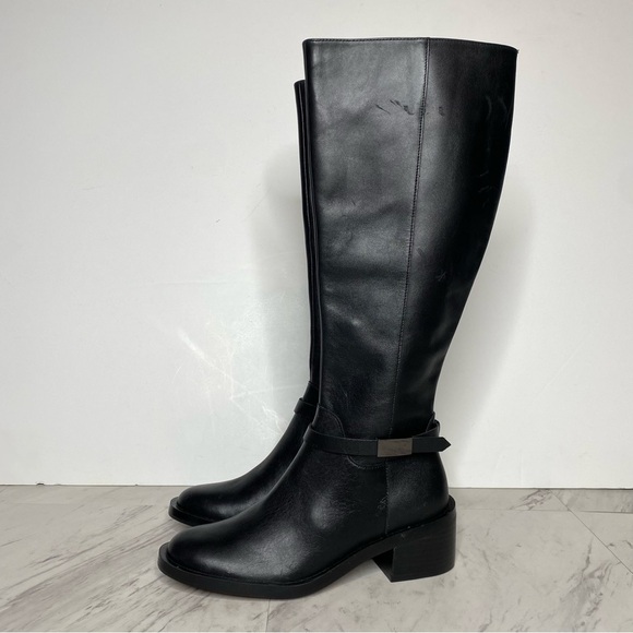 New! Linea Paolo Kamile Black Wide Calf Riding Boot 6M - Picture 15 of 15